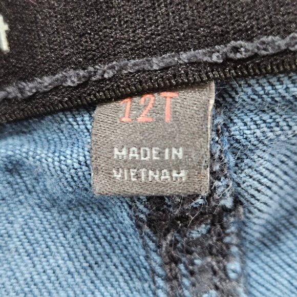 Torrid Jeans Women 12 Tall Blue Bombshell Flare Button Fly Stretch Denim Boho - Picture 4 of 15